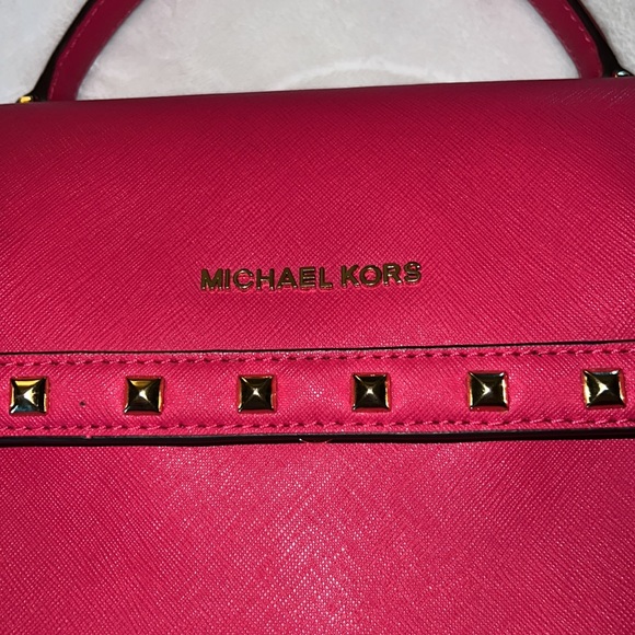 MICHAEL KORS hot pink hand/shoulder bag nwot - Picture 2 of 10